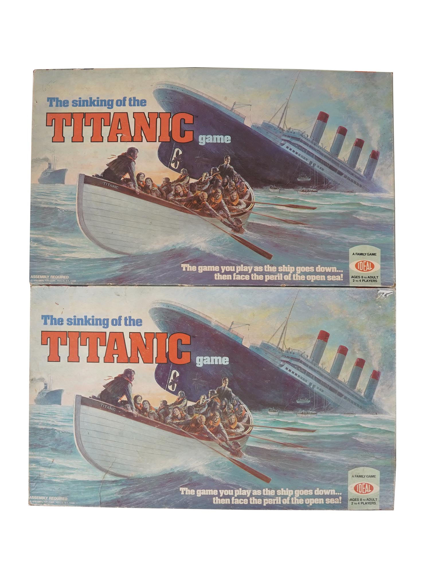 VINTAGE THE SINKING OF THE TITANIC BOARD GAMES PIC-0